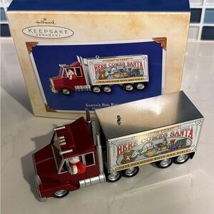 2003 Santa’s Big Rig Hallmark Ornament Series Here Comes Santa #25
